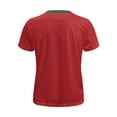 thumbnail image 3 of Mens Soccer Shirt Morocco Raglan Tops Short Sleeve Fashion Print T Shirt Round Neck Tee Top Sports Fan Casual Tops Tee L, 3 of 6