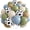 Blue Green Cow, variant on 50Pcs 12 Inch Red Pink White Strawberry Latex Balloons, Clear Polka Dot Cherry Pattern Balloons, Decor Supplies for Women Birthday, Galentines & Wedding Party