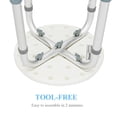 Ktaxon 7 Height Adjustable Bath Chair Medical Shower Chair Bath Round