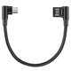 thumbnail image 3 of Cable de datos USB-C 3.1 Tipo-C a USB 2.0 en ángulo de 90 grados con funda para tablet y teléfono de 15 cm., 3 of 4