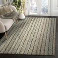thumbnail image 2 of Garland Rug Striped Shag Assorted Earth Tones Indoor Area Rug, 5' x 7', 2 of 7