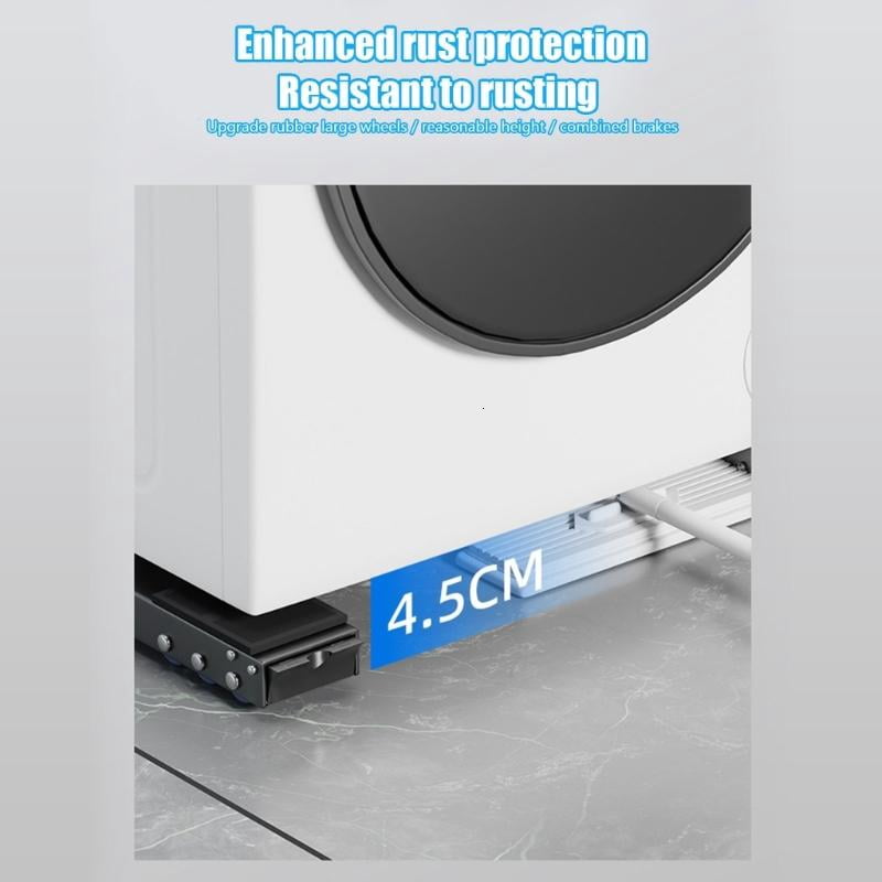 CEORPER Adjustable Washer Stand with 36 Wheel Accommodating Various Machine Size