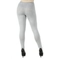 thumbnail image 3 of 24/7 Comfort Apparel Women's Stretch Ankle Length Legging, 3 of 4