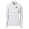 thumbnail image 2 of Women's Cutter & Buck White Cincinnati Bearcats Adapt Eco Knit Stretch Recycled Half-Zip Pullover Top, 2 of 3