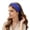 Blue, variant on Workout Headbands Women Korean Style Satin Elastic Headband Smooth Soft Anti Hair Band for Face Washing Bathing Makeup And Daily Skin Care Use
