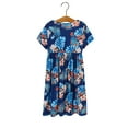 thumbnail image 5 of Eashery Summer Dresses for Girls Princess Comfy Girl Dress Blue 160, 5 of 5