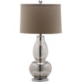 thumbnail image 2 of SAFAVIEH Mercurio 28.5 in. H Double Gourd Glass Table Lamp, Ivory/Silver, Set of 2, 2 of 5