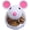 White, variant on Dispenser Mice Toy for Interactive Leakage Feeder Indoor Teasing Feeding Mice Toy Pet Supplies