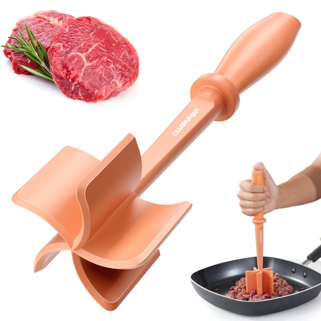 Picadora de carne CLUEAPOP Premium resistente al calor para hamburguesas