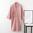 thumbnail image 2 of Women's Short Robes Bathrobe Lightweight Kimono Robes Soft Sleepwear Loungewear for Ladies, 2 of 3