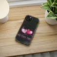 thumbnail image 5 of DistinctInk Clear Hybrid Case for Apple iPhone 13 Pro (6.1" Screen) - Want Your Heart You Stole My Mine - Raised Bezel Screen Guard, 5 of 9