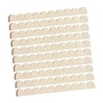 thumbnail image 5 of 10 Pieces Scallop Wood Trim Unfinished Decorative Edge Paintable Molding Strips for Furniture Window Wall, 5 of 9