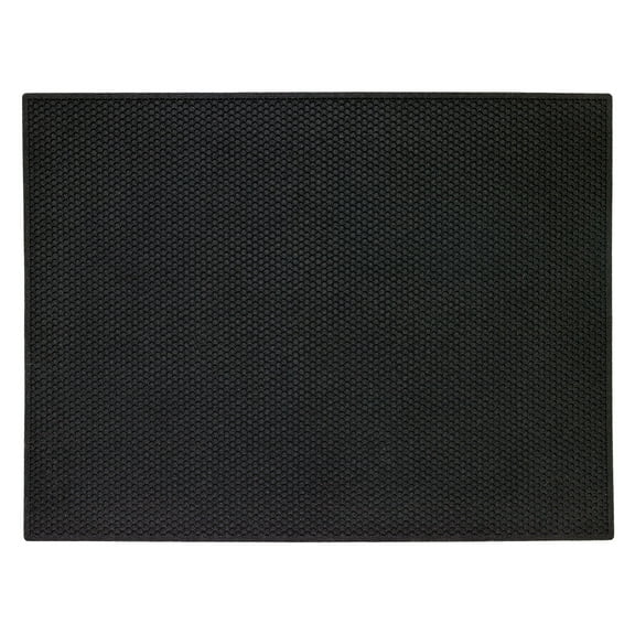 Mohawk Home Indoor/Outdoor All-Weather Waterproof Multi-purpose Non-slip Matrix Honeycomb Doormat, Black, 2'11 X 3'10"