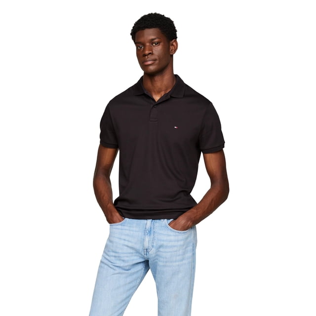 Polo Tommy Hilfiger de algodón líquido regular para hombre