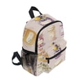thumbnail image 2 of FORMRS Kids School Backpack with Front Zippered Pocket 12" Student Travel Daypack, Purple Jam Jars, 2 of 6