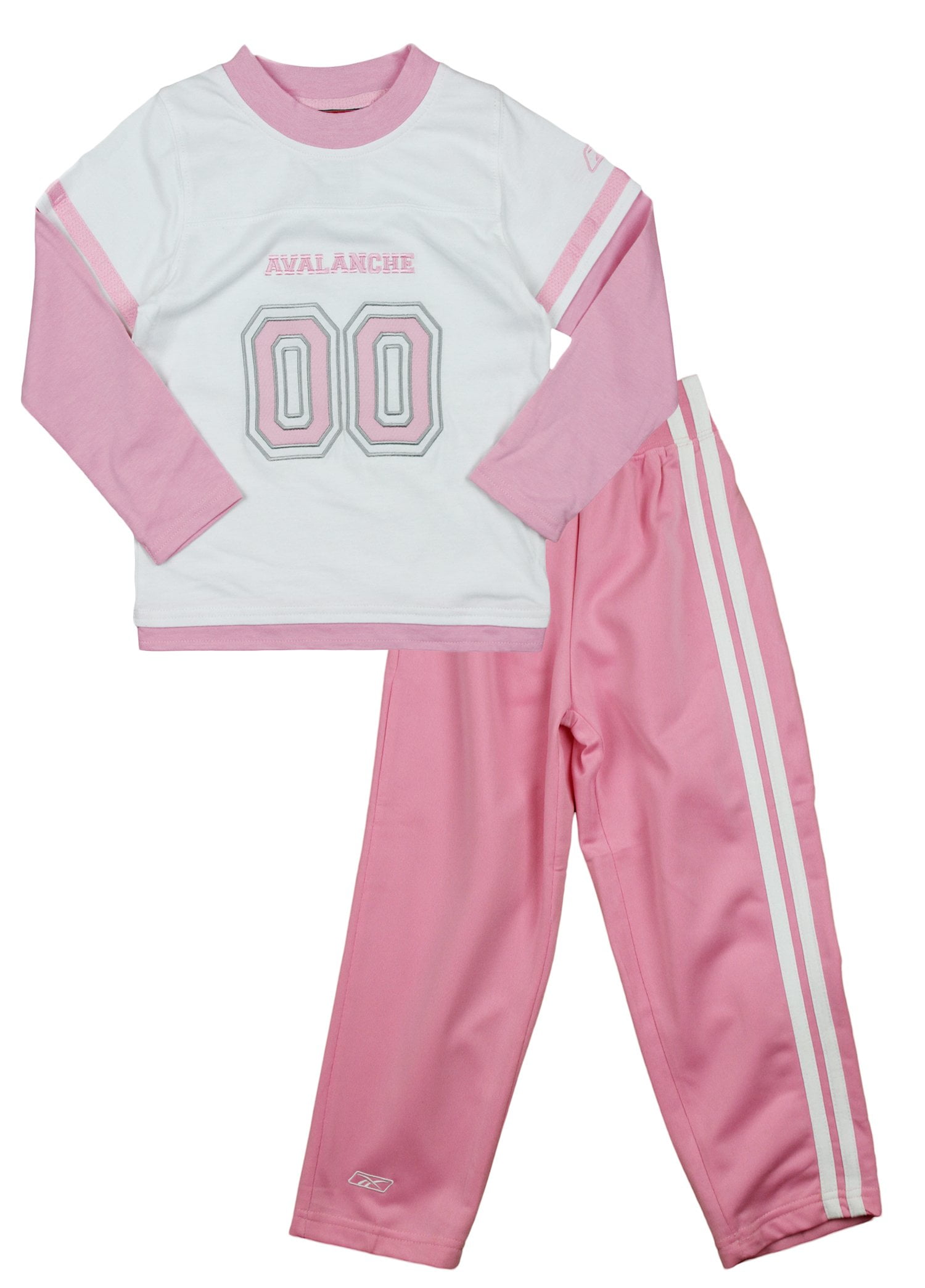 Reebok NHL Little Girl's Kids Colorado Avalanche 2-Piece Suede Jersey and Pants Set by