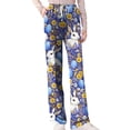 thumbnail image 4 of Easter Women's Pajamas Pants Cute Bunny Graphic Holiday Long Pajama Pants Easter Jogger Wide Leg Sleepwear Pants, 4 of 6