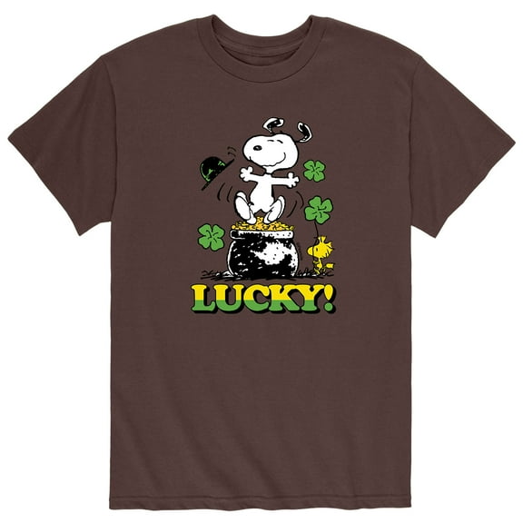 Peanuts - Snoopy's St. Patrick's Day - Men's Short Sleeve Graphic T-Shirt