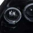 thumbnail image 7 of Halo Projector Headlight In Gloss Black Housing Smoke Lens Made For And Compatible With 2003 - 2005 Dodge Neon 03 04 05, 7 of 7