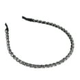 thumbnail image 5 of Unique Bargains 1 Pcs Hairband for Women Rhinestone Hair Hoop Headband Gray 0.24 Inch Wide, 5 of 7