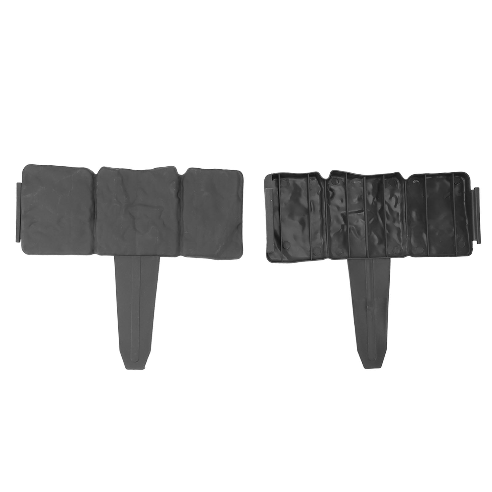 LAZIOEGR 10pcs Garden Edging Border Landscape Edging Borders for Flower Beds Imitation Stone Effect 9.8 in x 9.1 in