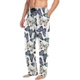 thumbnail image 5 of FREEAMG Men's Cotton Pajama Pants Lounge Sleep Pants Soft Sleepwear Pajama Bottoms with Pockets, 5 of 7