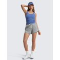 thumbnail image 3 of Shorts CRZ YOGA Cloud Jersey tiro alto 7,5 cm con bolsillos, 3 of 4