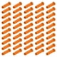 thumbnail image 2 of Tapones para línea de freno de bicicleta de velocidad variable de color naranja, protectores de extremo de tubería duraderos para ciclismo, juego de 50 piezas, 2 of 8