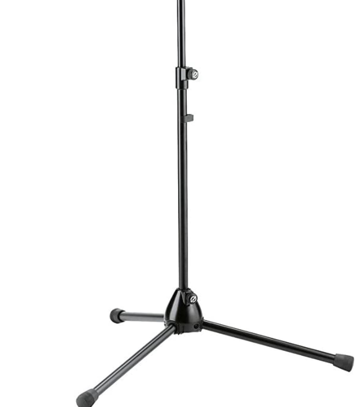 K&M 252 Microphone Stand with Boom Arm, 16.7-28.5" Adjustable Height, Black