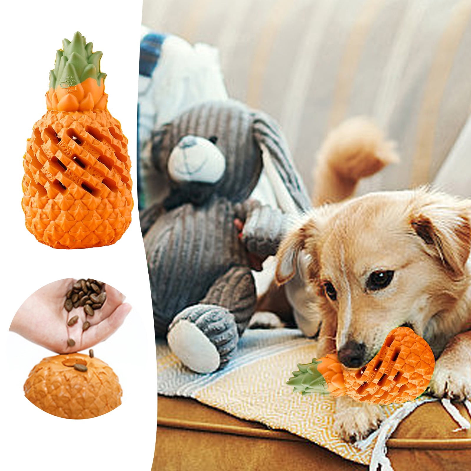 Interactive Dog Chew Toy for Cleaning and Teething Pet Chew for Anxiety Boredom and Teeth Grinding