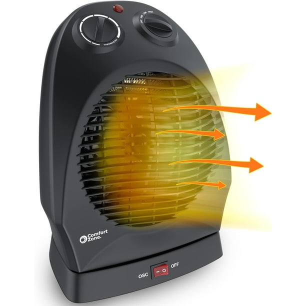 Calentador Space Zone oscilante Comfort Zone de 1500 W CZ50BK