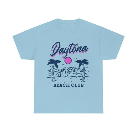 Daytona Beach Club Shirt - Unisex Heavy Cotton Tee Shirt