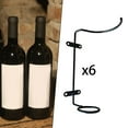 thumbnail image 4 of Soporte de pared de vino Sunnimix 6 piezas Estante de hierro para decoración de pared, 4 of 8