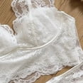 thumbnail image 5 of hotojiny Women's Bra Cute Lace Bralette Padded Underwire Everyday Bra Wide Strap Full Coverage Comfortable Bra, 5 of 6