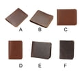 thumbnail image 1 of Langgg Men Retro Wallet Money Bag Coin Pocket Slim Purse Cowhide Change Card Short Handmade Fashionable for Business Driver Brown Horizontal, 1 of 9