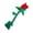Red, variant on Interactive Stuffed Dog Chew Toy for Small and Medium Dogs Squeak Rose Flower Toy to Boredom and Anxiety and Rope Construction for Indoor and Outdoor Use