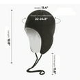 thumbnail image 4 of voofly Thermal Skull Cap with Earflap Cover Adjustable Wind-Resistant Soft Helmet Liner One Size Black, 4 of 8