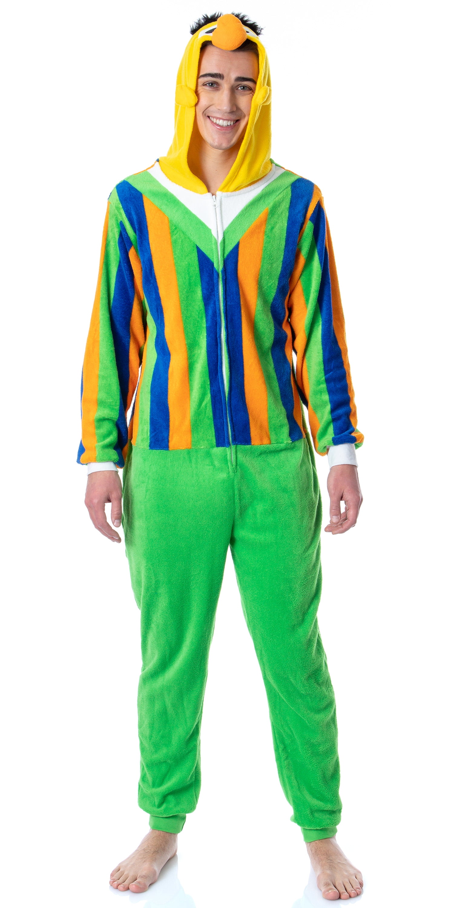 Zwembad Compliment samen Sesame Street Adult Bert Character Union Suit Costume Pajama For Men Women  M - Walmart.com