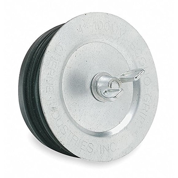 CHERNE Industries 4" Mechanical Pipe Plug, Stainless Steel and Chemical Resistant Nitrile Rubber