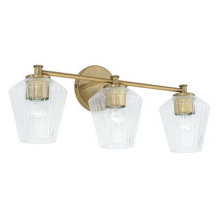 

Capital Lighting 141431-507 3 Light 24 Wide Bathroom Vanity Light - Brass