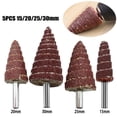 thumbnail image 4 of 5× Sandpaper Tapered Cone Grinding Head Polishing Sanding for Wood Plastic Metal, 4 of 10