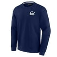 thumbnail image 2 of Unisex Fanatics Navy Cal Bears Super Soft Pullover Crew Sweatshirt, 2 of 3