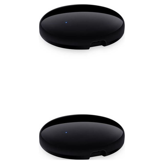 Wisewang Télécommande Tuya WiFi Universelle Contrôleur IR Smarthome Appareil Ménager Mains Libres avec Indicateur LED Rond 2Ensemble