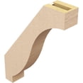 thumbnail image 5 of Ekena Millwork 3"W x 14"D x 18"H Baker Rough Cedar Woodgrain TimberThane Knee Brace, Primed, 5 of 6