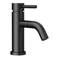 thumbnail image 3 of Camile Single Handle Lavatory Faucet With Drain Kit Included In Matte Black, 3 of 7