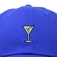 thumbnail image 2 of Dalix Martini Embroidered Cap Cotton Baseball Cute Cool Dad Hat Womens in Royal Blue, 2 of 5