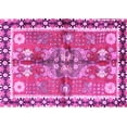 thumbnail image 1 of Ahgly Company Indoor Rectangle Persian Pink Traditional Area Rugs, 7' x 9', 1 of 4