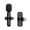 thumbnail image 3 of 2.4G Dual Channel 2 Inalámbrico Lavalier Micrófono Solapa Micrófono para Smartphone para iOS, 3 of 5