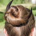 thumbnail image 4 of Moon Crescent Horquillas para el cabello Ramadan Barrettes Moda Horquilla Clip (Negro L) Ehuebsd Libre de BPA, 4 of 6