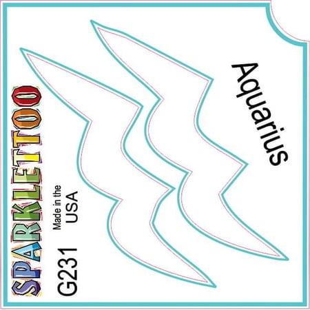Ruby Red Paint 1.5 x 2.3 x 2.3 in. 2-Ply Aquarius Design Glitter Tattoo - Pack of 100